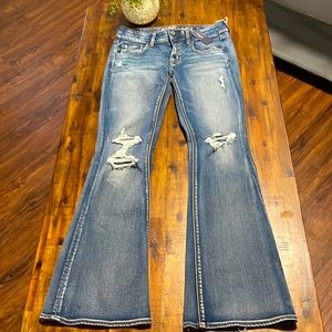 American Eagle Outfitters Super Stretch X Artist Flare Jeans 🦅